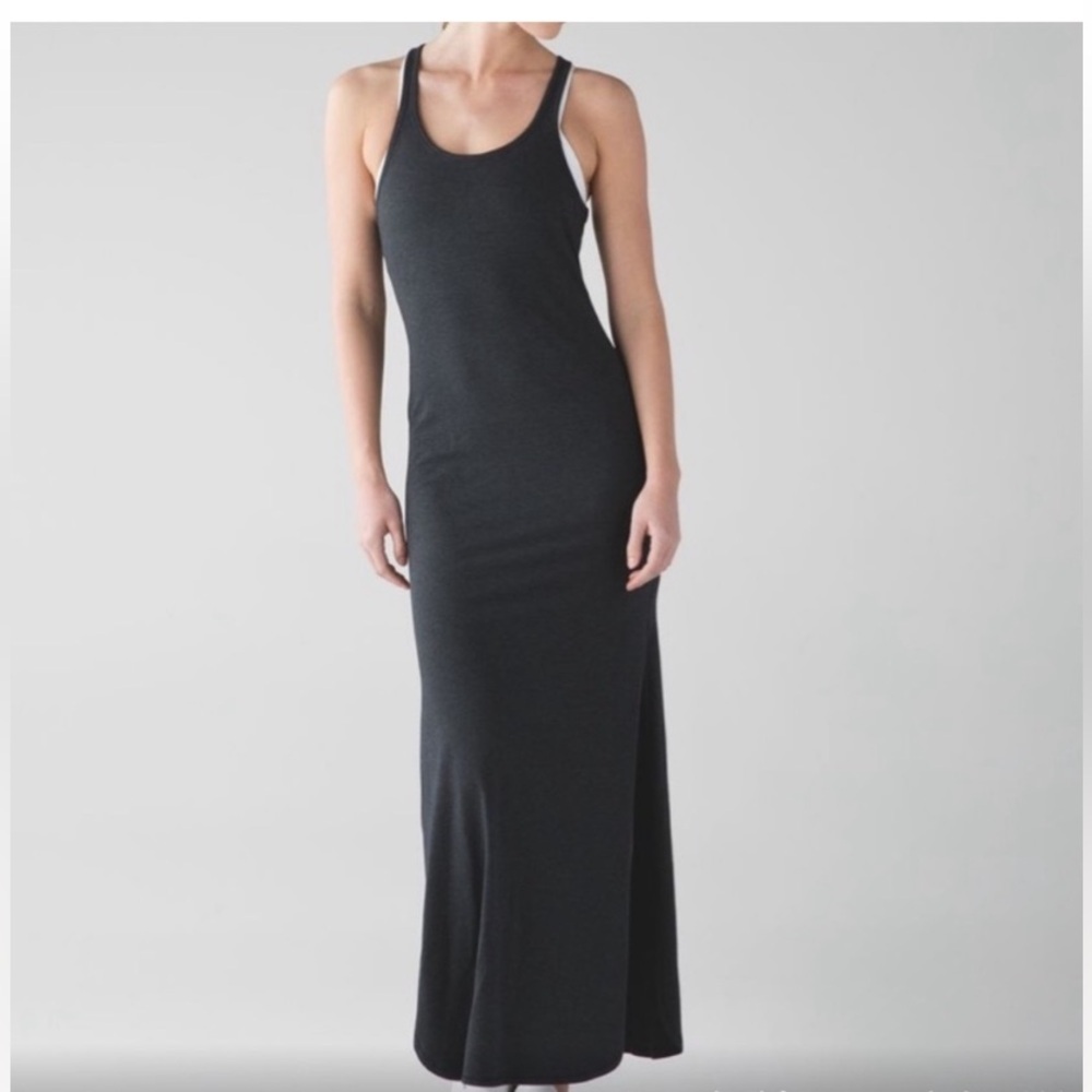 Lululemon Refresh ll Black Maxi Dress Size 8